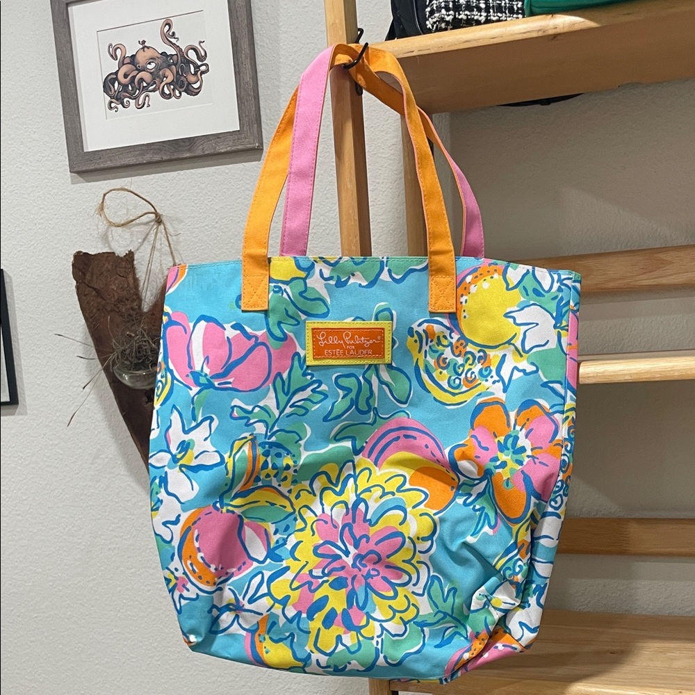 Lilly Pulitzer Vibrant Floral Tote